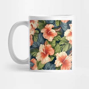 Hibiscus Flowers Pattern 9 Mug